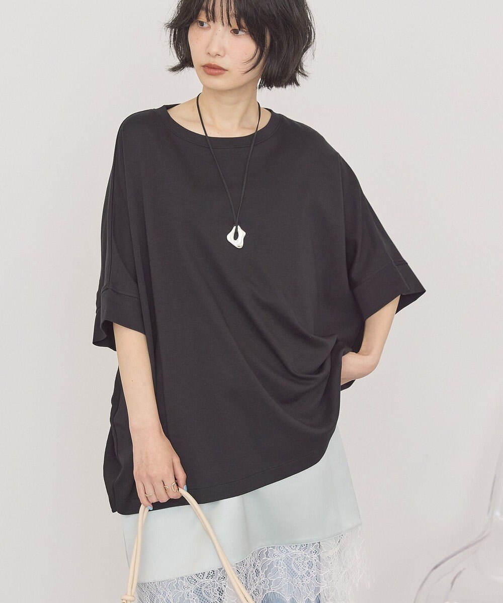 AMERICAN HOLIC 異素材コクーンプルオーバー 