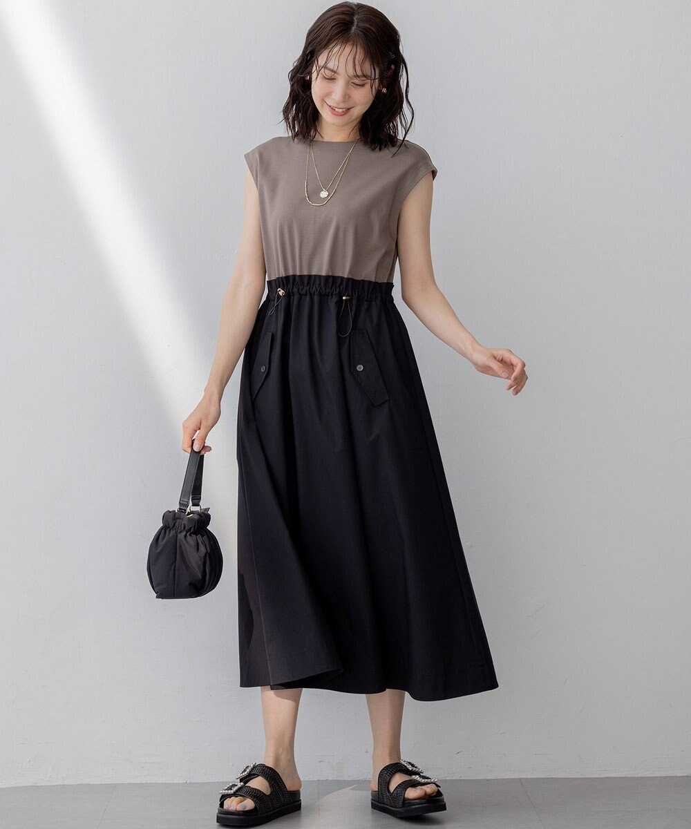 組曲 L 【WEB限定】コンビネーションワンピース 