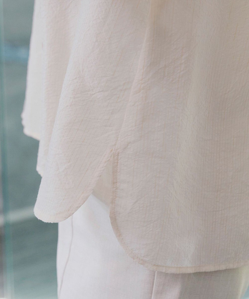 Tiaclasse L 【洗える】シアーパーカーカーディガン 