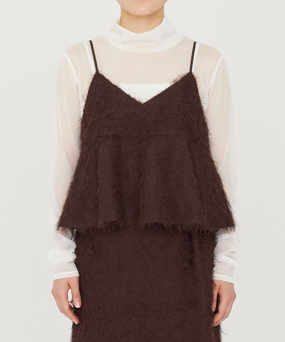 uncrave 【手洗い可】フリンジ ジャガード ビスチェ（uncrave STANDARD） 