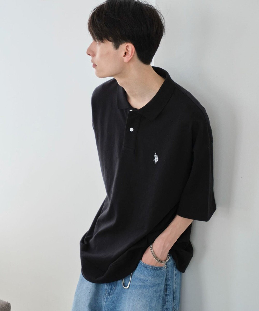 WEGO 【ユニセックス着用ITEM/MLサイズ展開】別注USPOLO　ヘビーウェイトポロT 