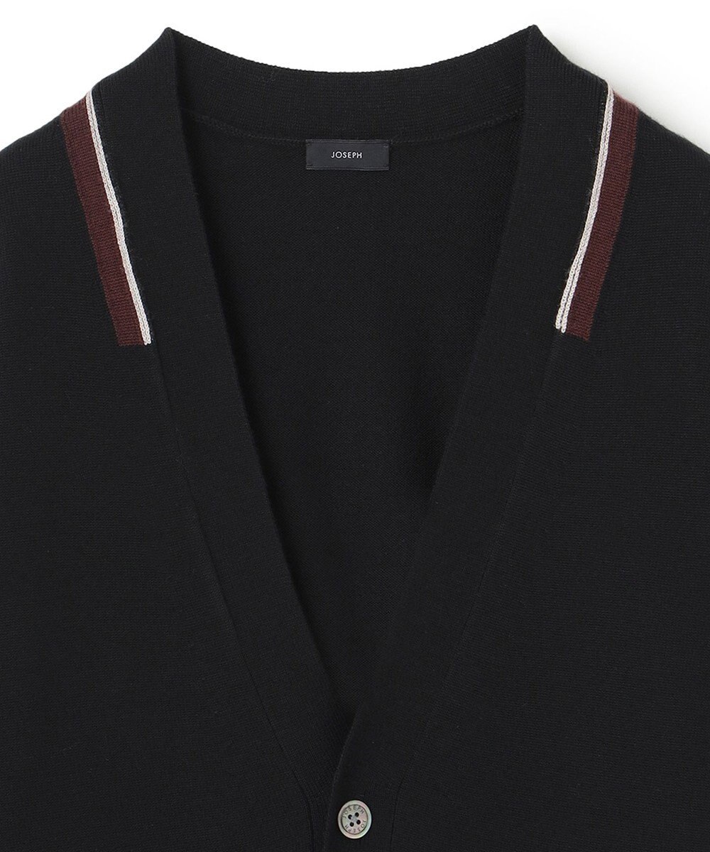 JOSEPH HOMME ウォッシャブルウール　Vネックカーディガン 