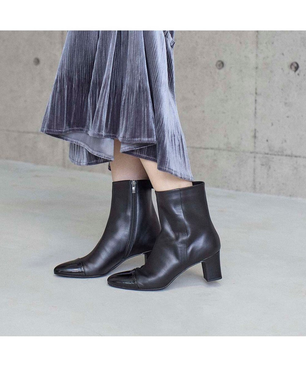 MODE ET JACOMO <MODE ET JACOMO>コンビデザインショートブーツ 