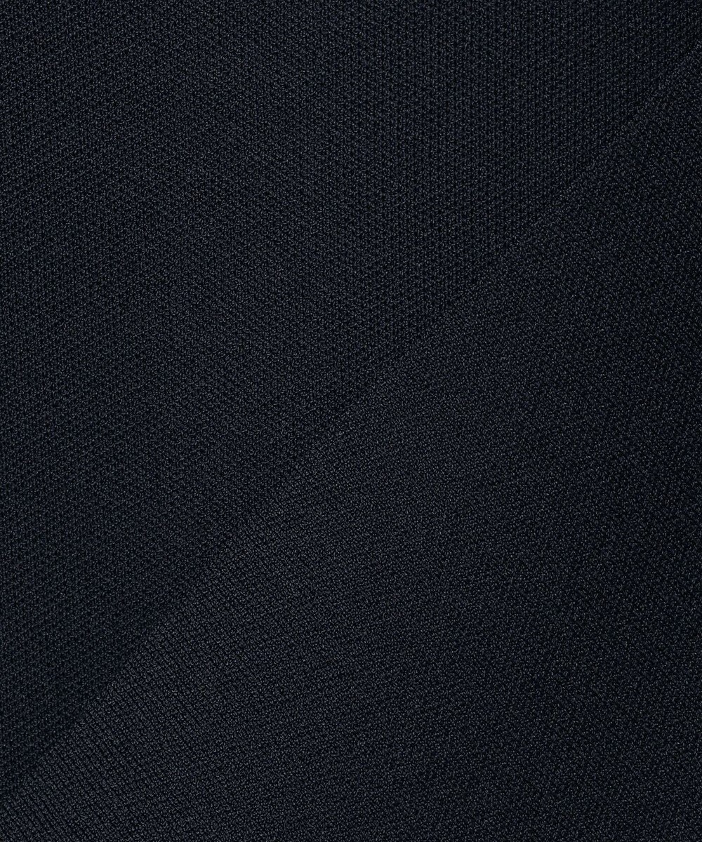 ICB L 【洗える】 シンセティックダブルフェイス スキッパーニットプルオーバー 