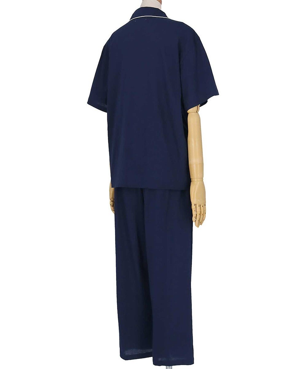 une nana cool 綿混コットンリネン天竺 半袖パジャマ 