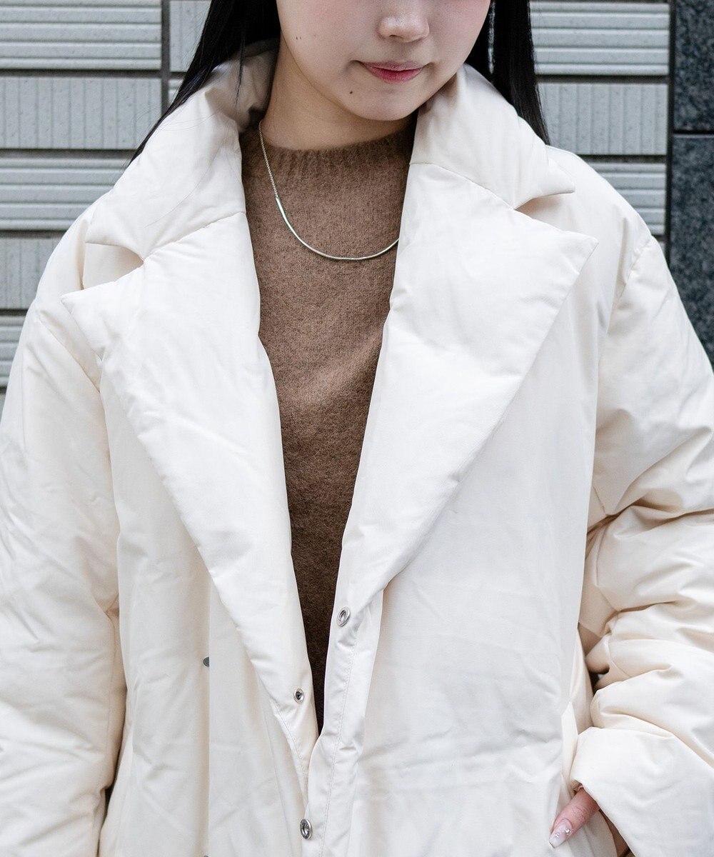 KWD 【日本製/高品質ダウン】DOWN COAT グリーンダウン ロングダウンコート 