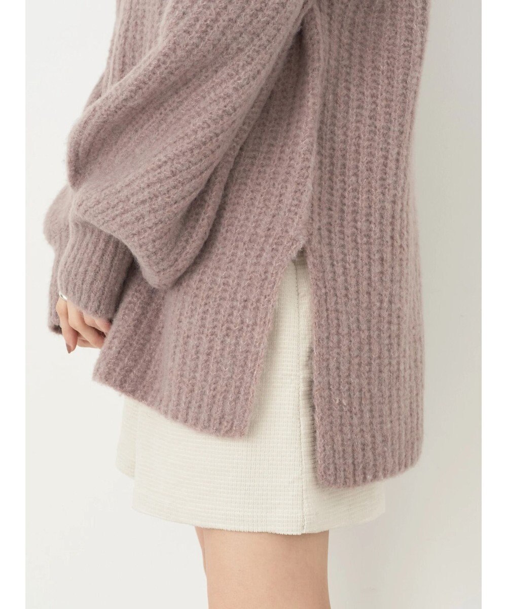 earth music&ecology フワフワＭＩＸヤーンチュニック 