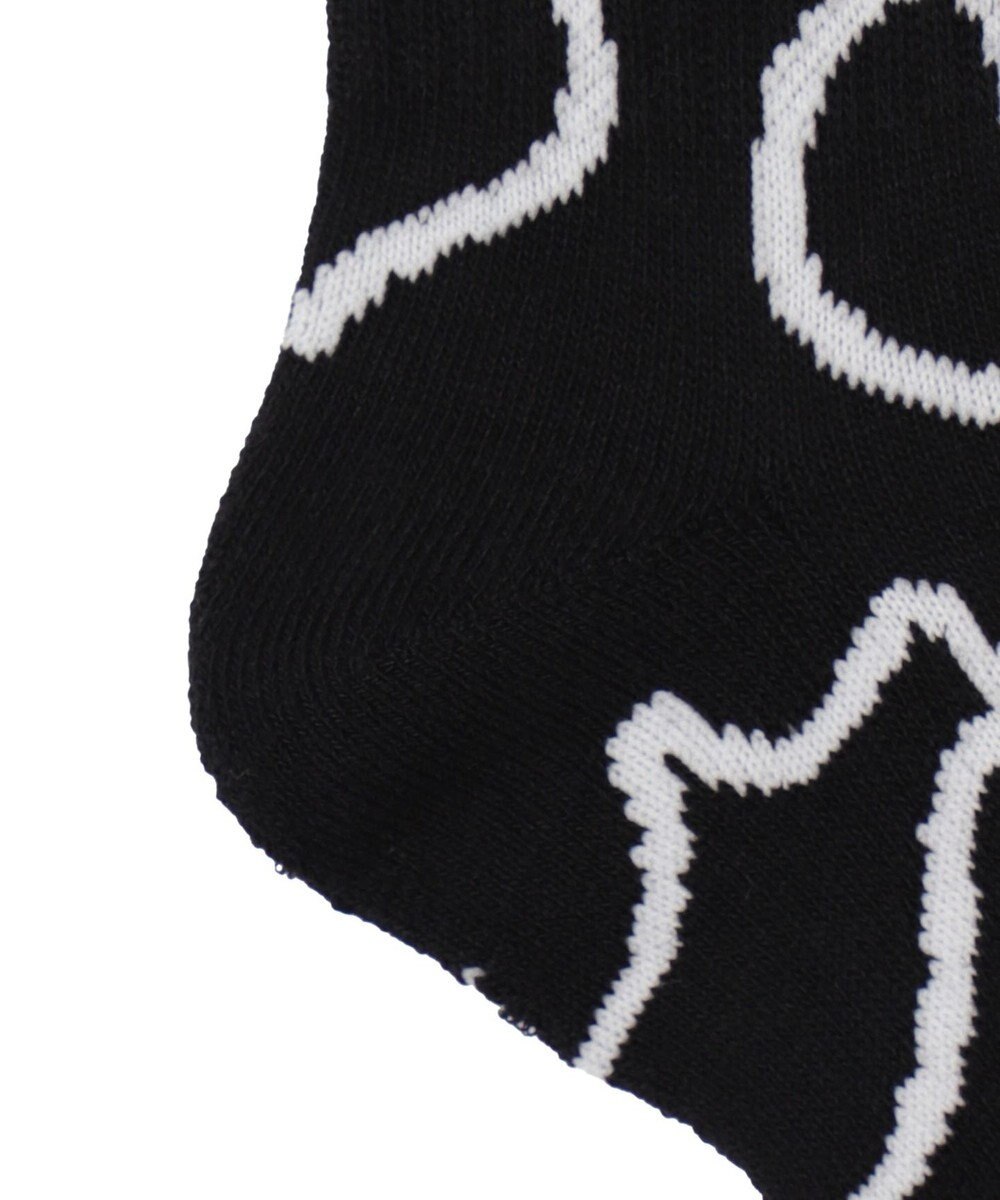 WEGO ニュアンスリブ底パイルクルーソックス 