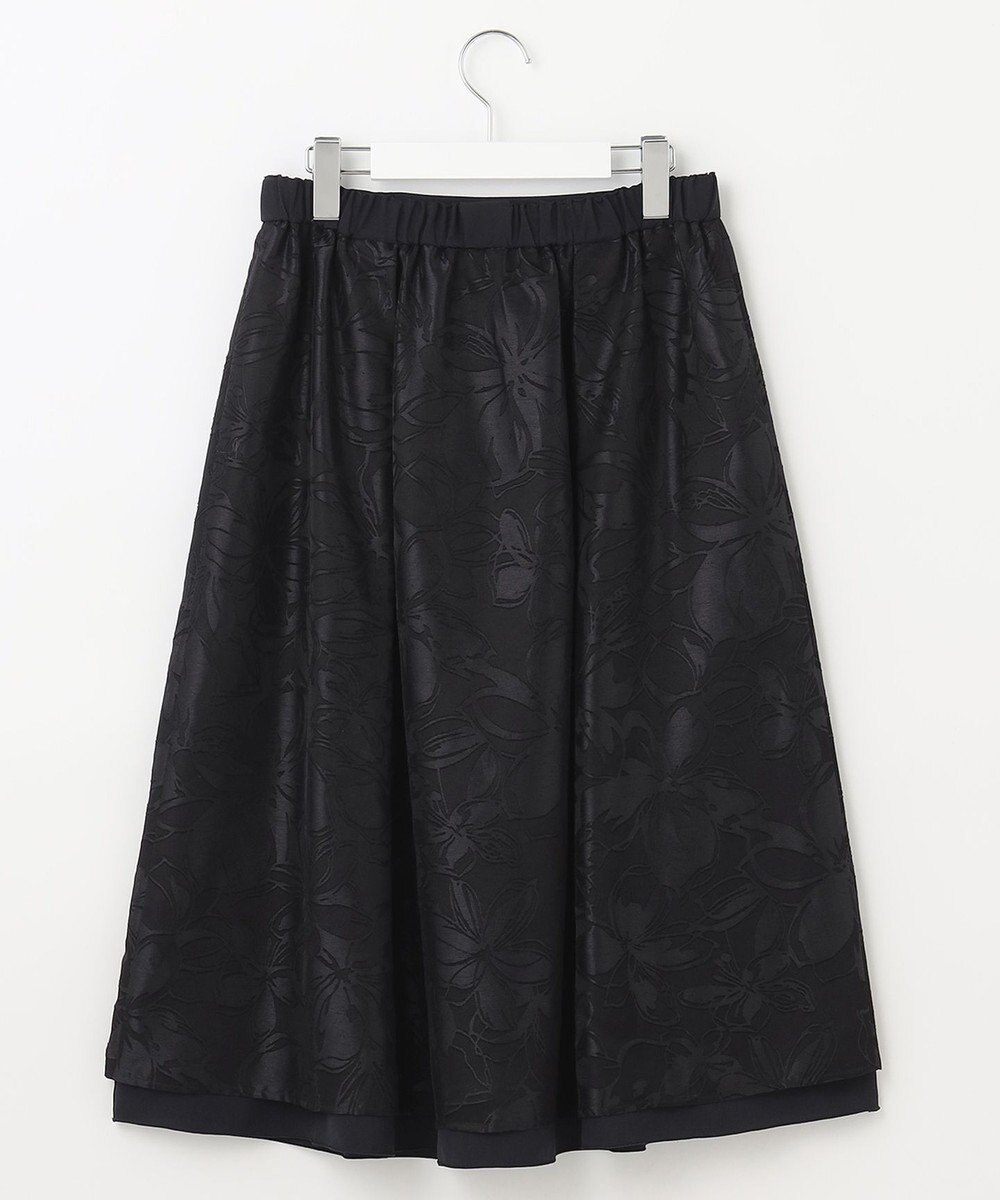 自由区 【XSサイズ～/洗える/リバーシブル】フラワーオパール リバーシブルスカート 