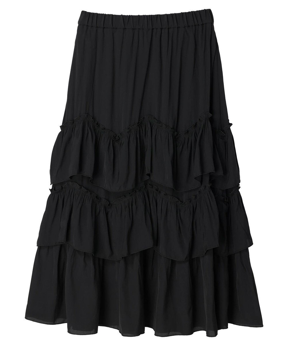 earth music&ecology ランダムティアードボリュームスカート 