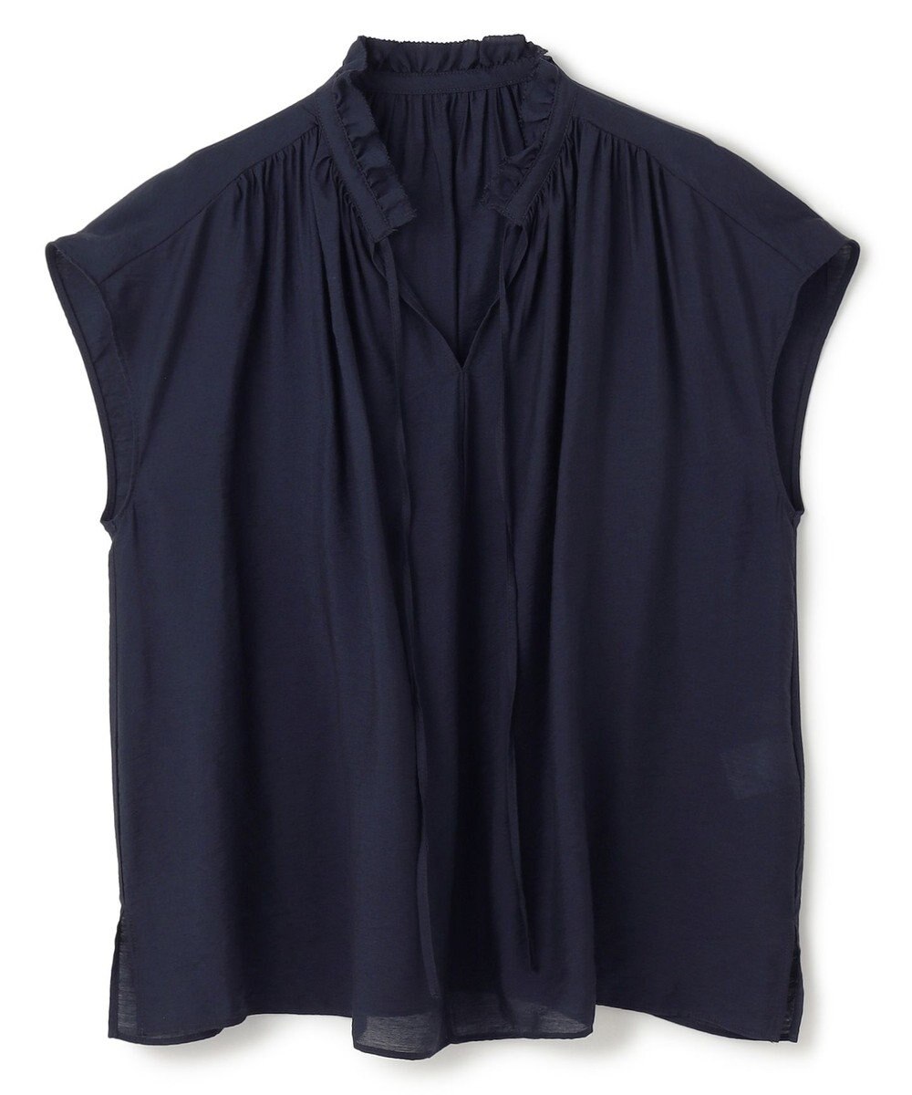 UNFILO ヴィンテージシアー ギャザーブラウス 