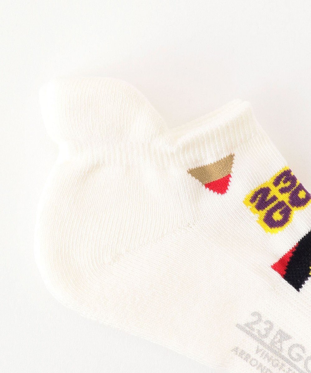 23区GOLF 【WOMEN】【日本製】ステッカーモチーフ アンクルソックス 