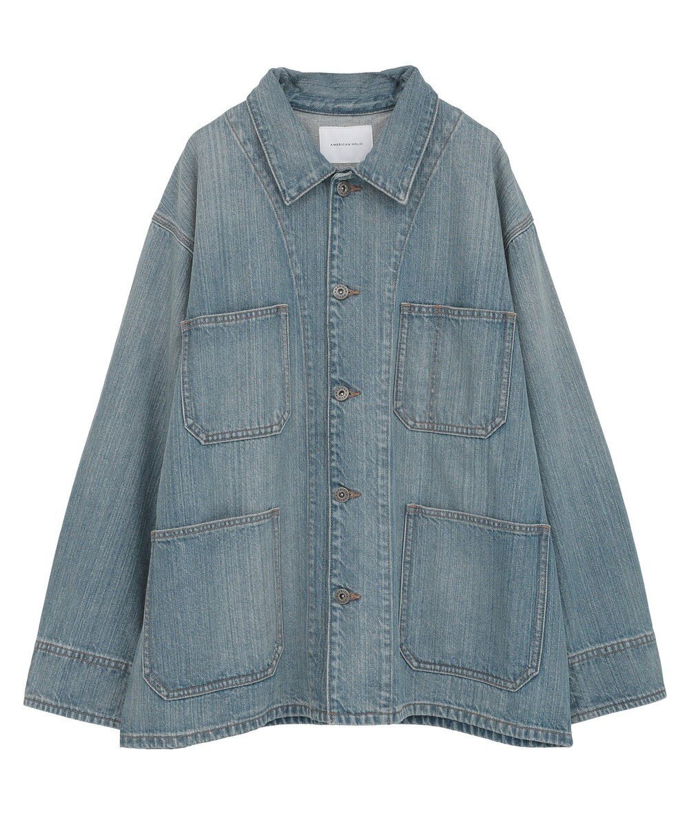 AMERICAN HOLIC デニムカバーオールジャケット 