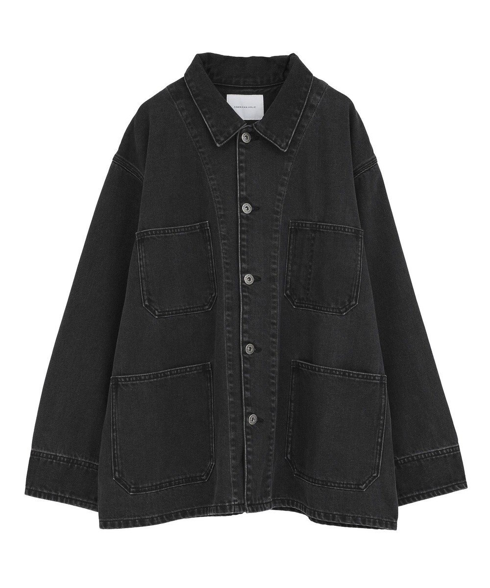 AMERICAN HOLIC デニムカバーオールジャケット 