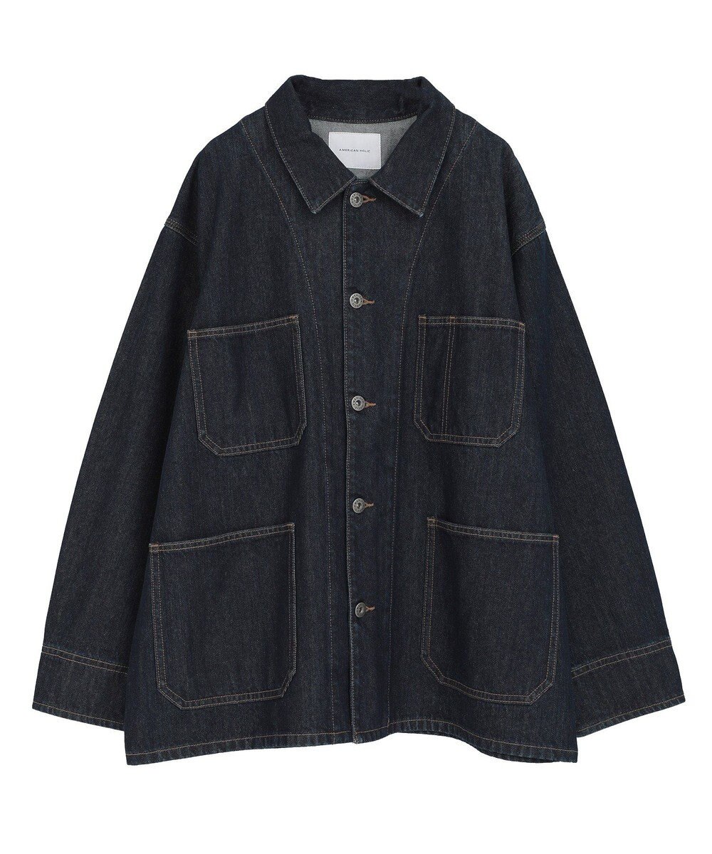AMERICAN HOLIC デニムカバーオールジャケット 