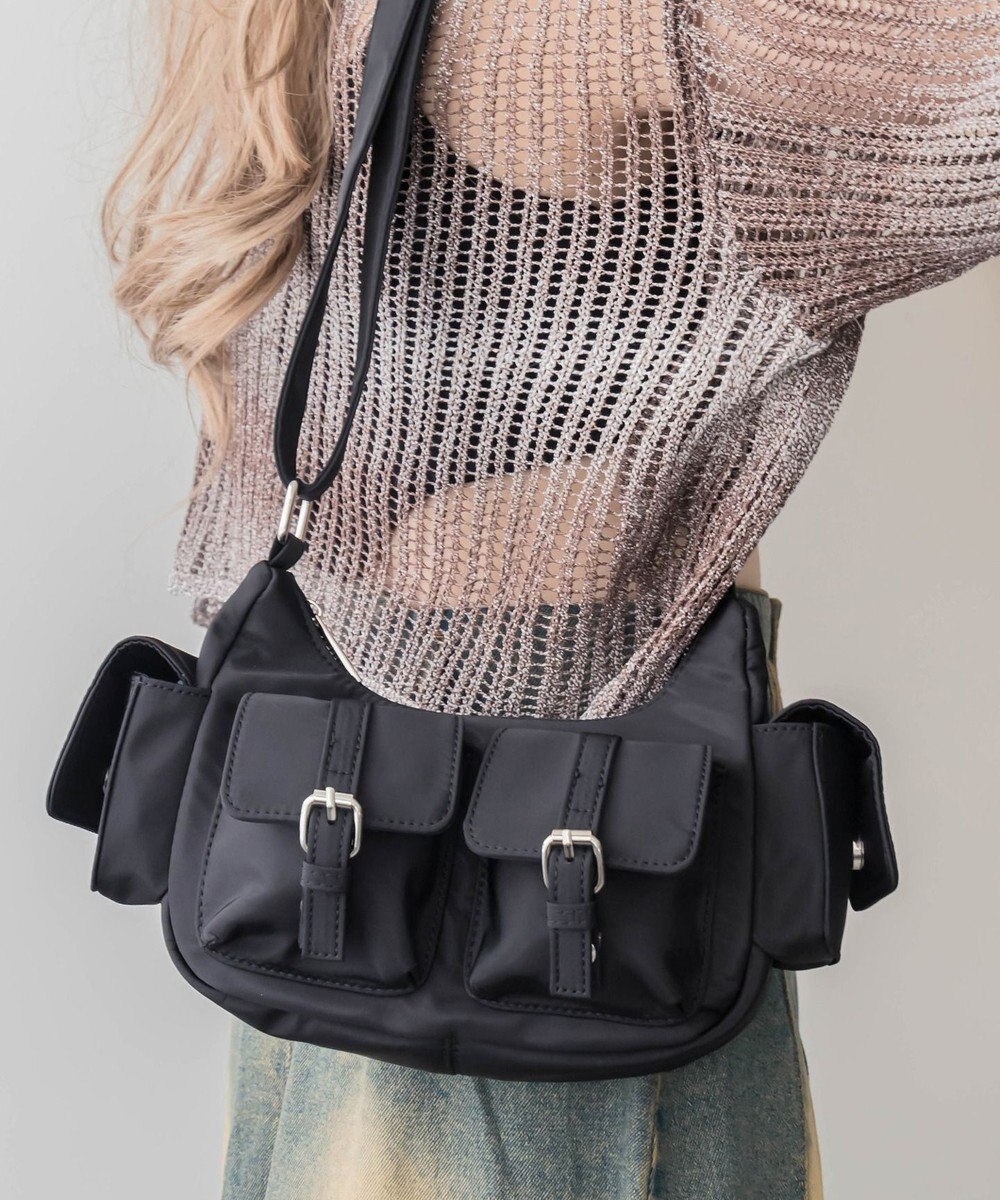 WEGO 金具デザインポケットショルダー 