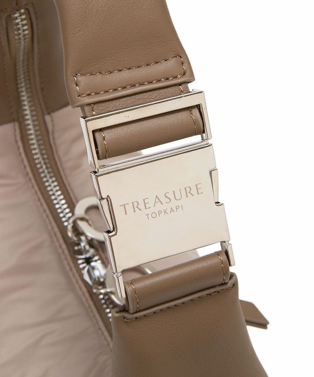 TOPKAPI 【TREASURE TOPKAPI】スムースレザー コンビ 2way ショルダー バッグ 