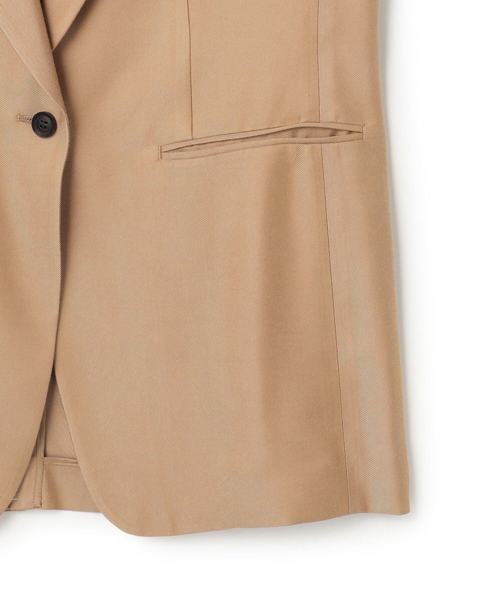 BEIGE， 【Oggi 11月号掲載】COBURN / シルク混ショールカラージャケット 