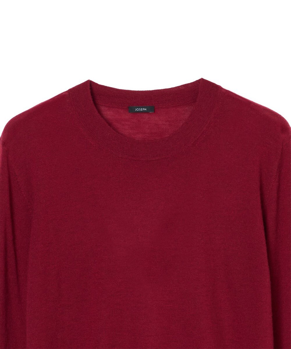 JOSEPH 【洗える】キャッシュエアー　ラウンドネックニット 