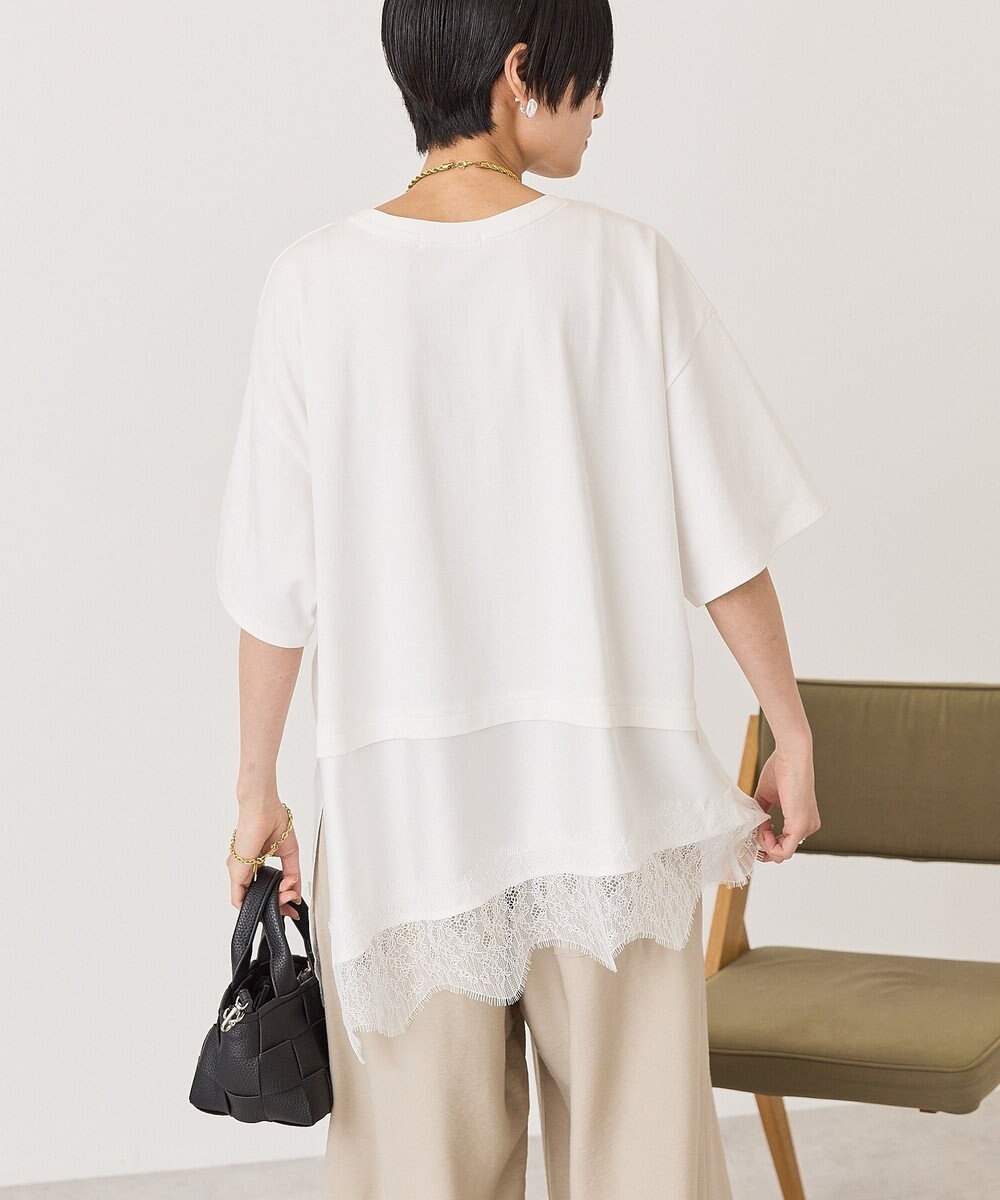 AMERICAN HOLIC レースドッキングＴシャツ 