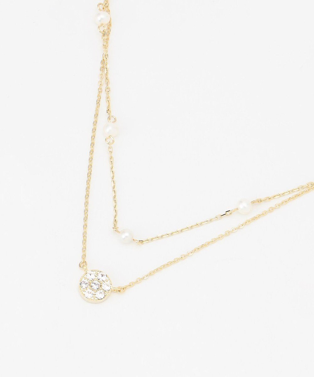 TOCCA DAHLIA LAYERED NECKLACE 淡水パール レイヤード ネックレス 