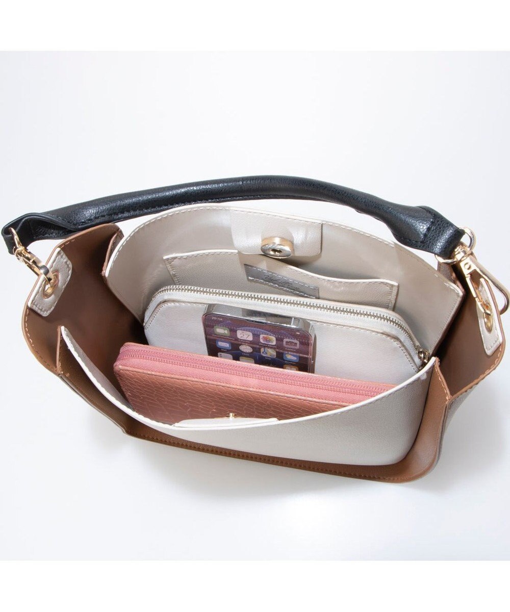 UNBILLION カシュカシュ cachecache / スマホショルダー付きラウンドショルダーバッグ 