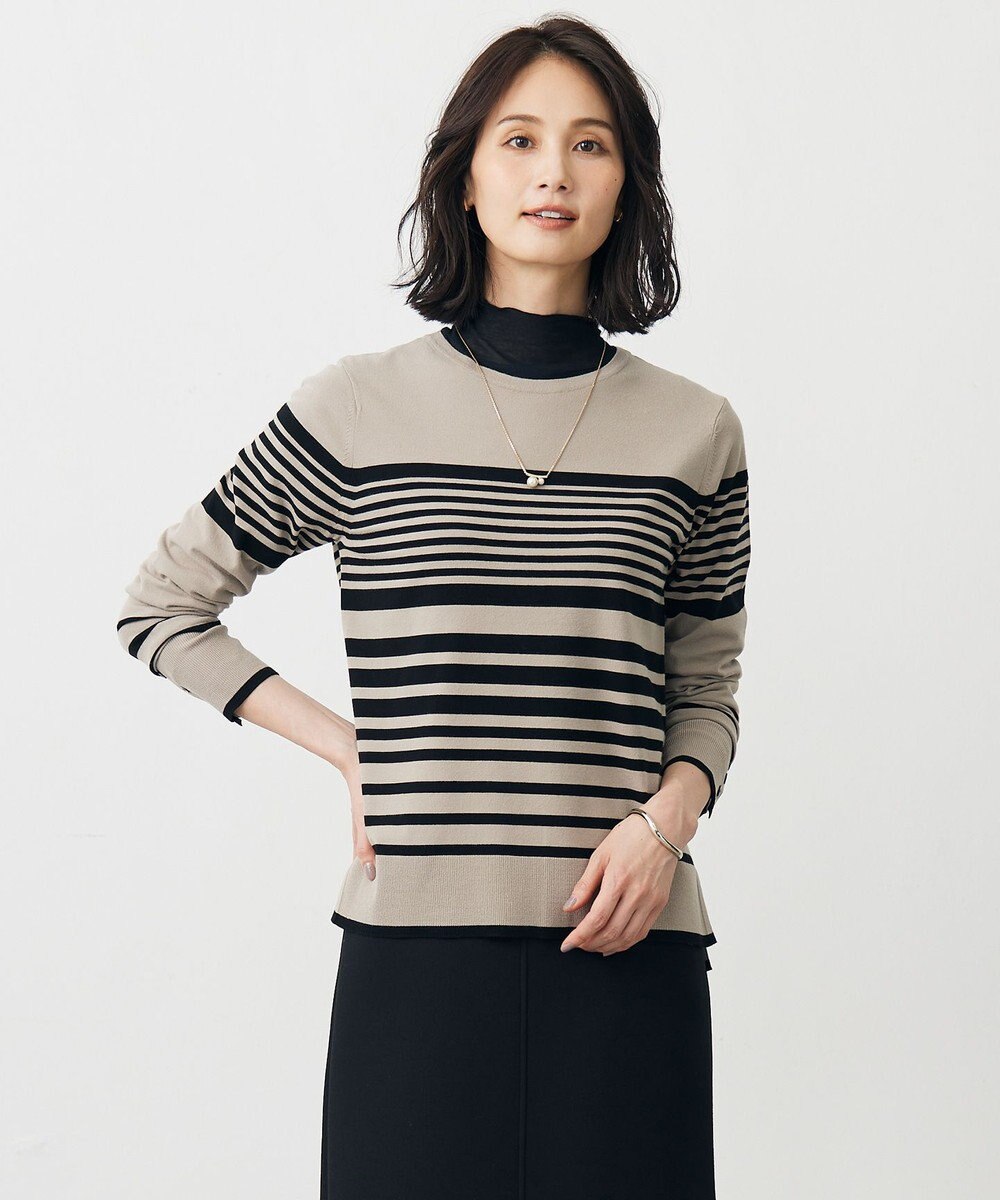 J.PRESS LADIES L VIGODA ボーダー ニット 