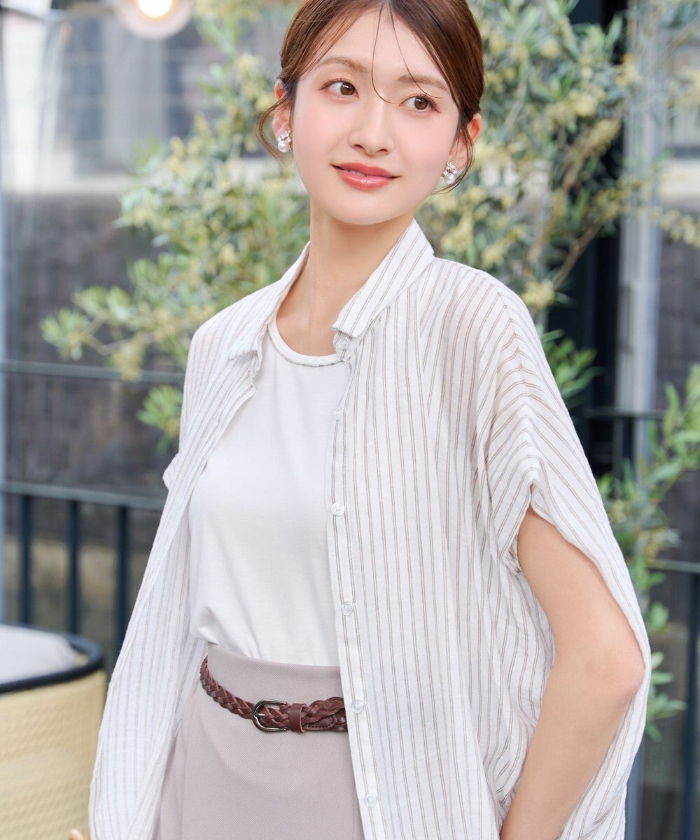 Tiaclasse 本革編み込みベルト 