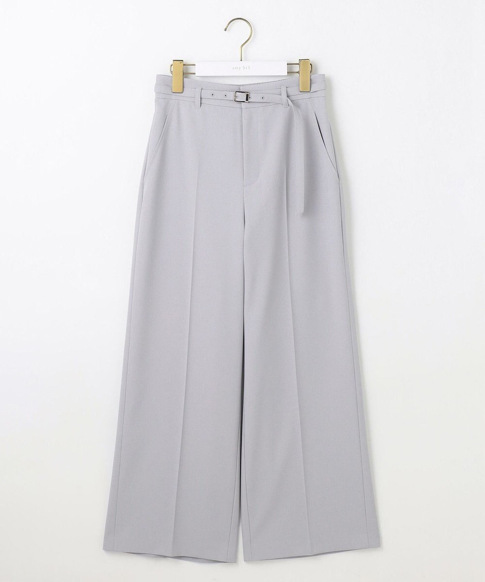 ANY SIS 【UVカット・接触冷感・吸水速乾】スマートビューティストレッチ  ワイドパンツ 