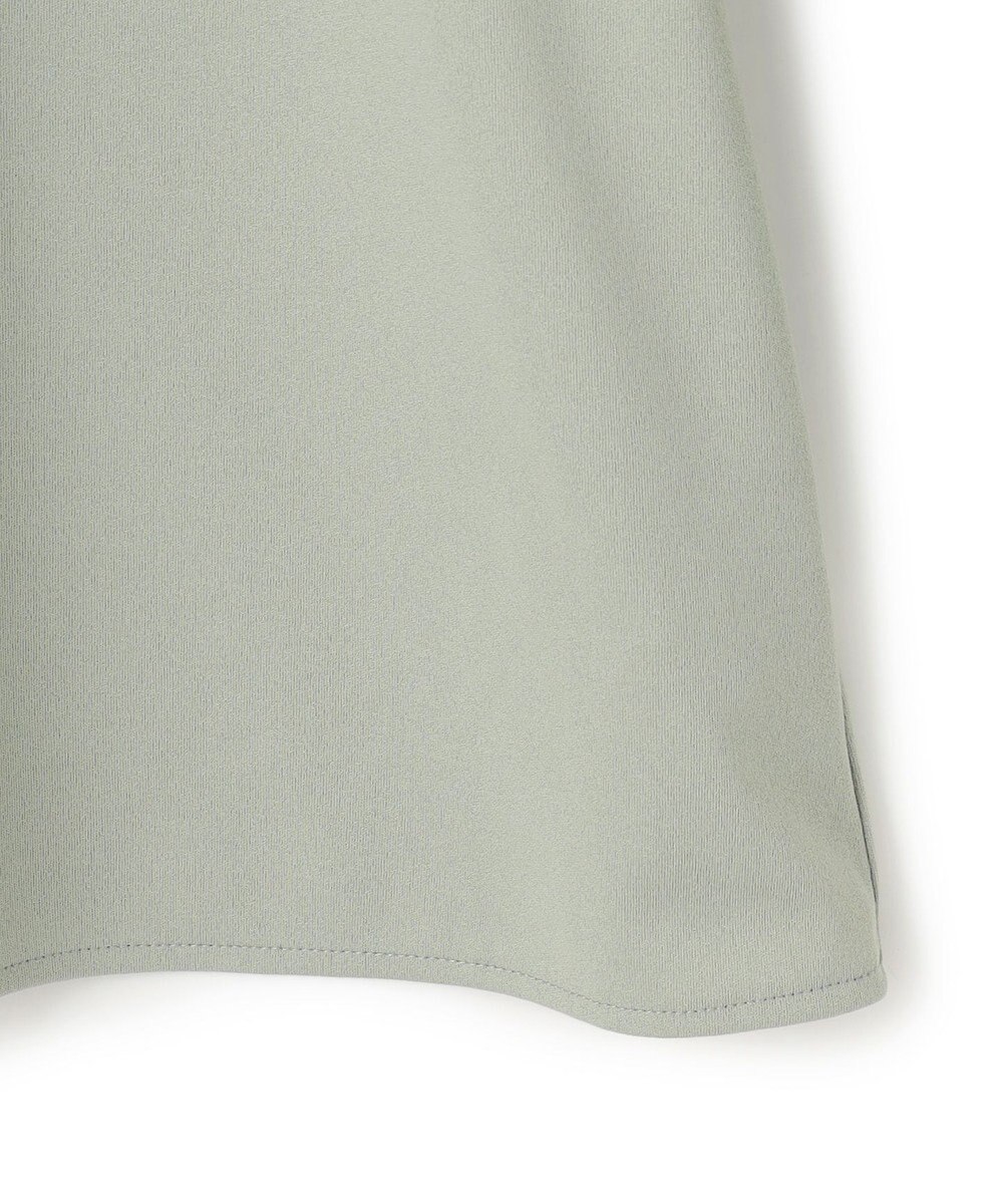 ICB 【洗える】イージージョーゼット バンドカラーカットソー 