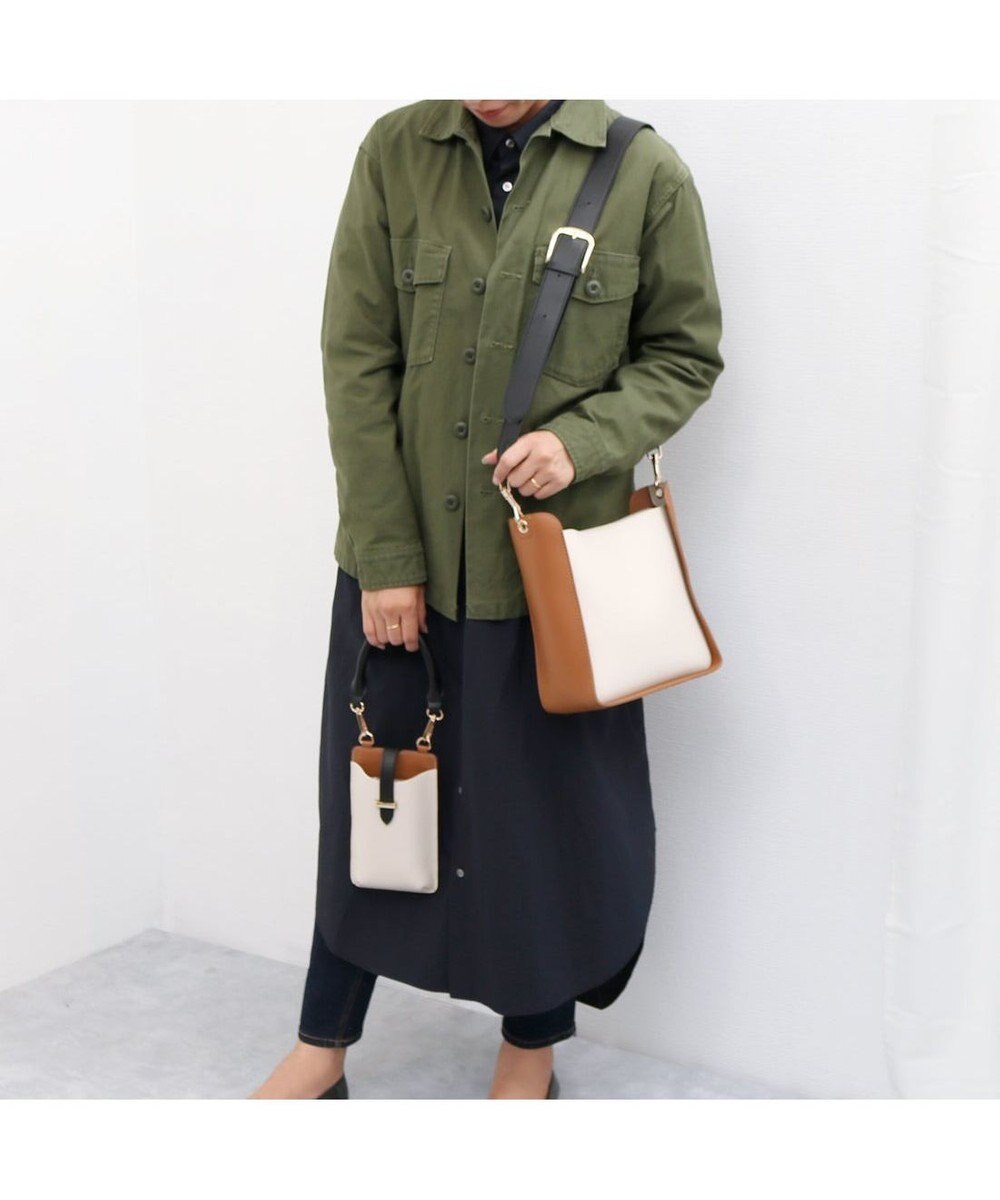 UNBILLION カシュカシュ cachecache / スマホショルダー付きラウンドショルダーバッグ 