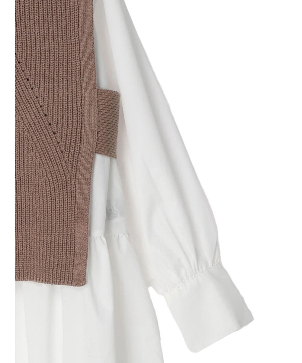 earth music&ecology ＳＥＴ２点　ベスト＋チュニックブラウス 