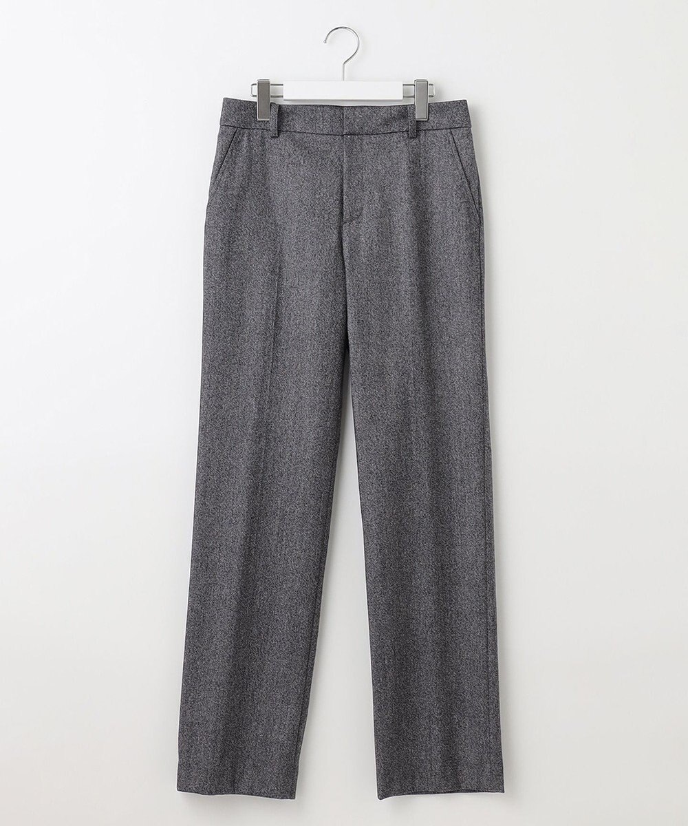 J.PRESS LADIES S 【セットアップ対応】ウールストレッチツイード ストレート パンツ 