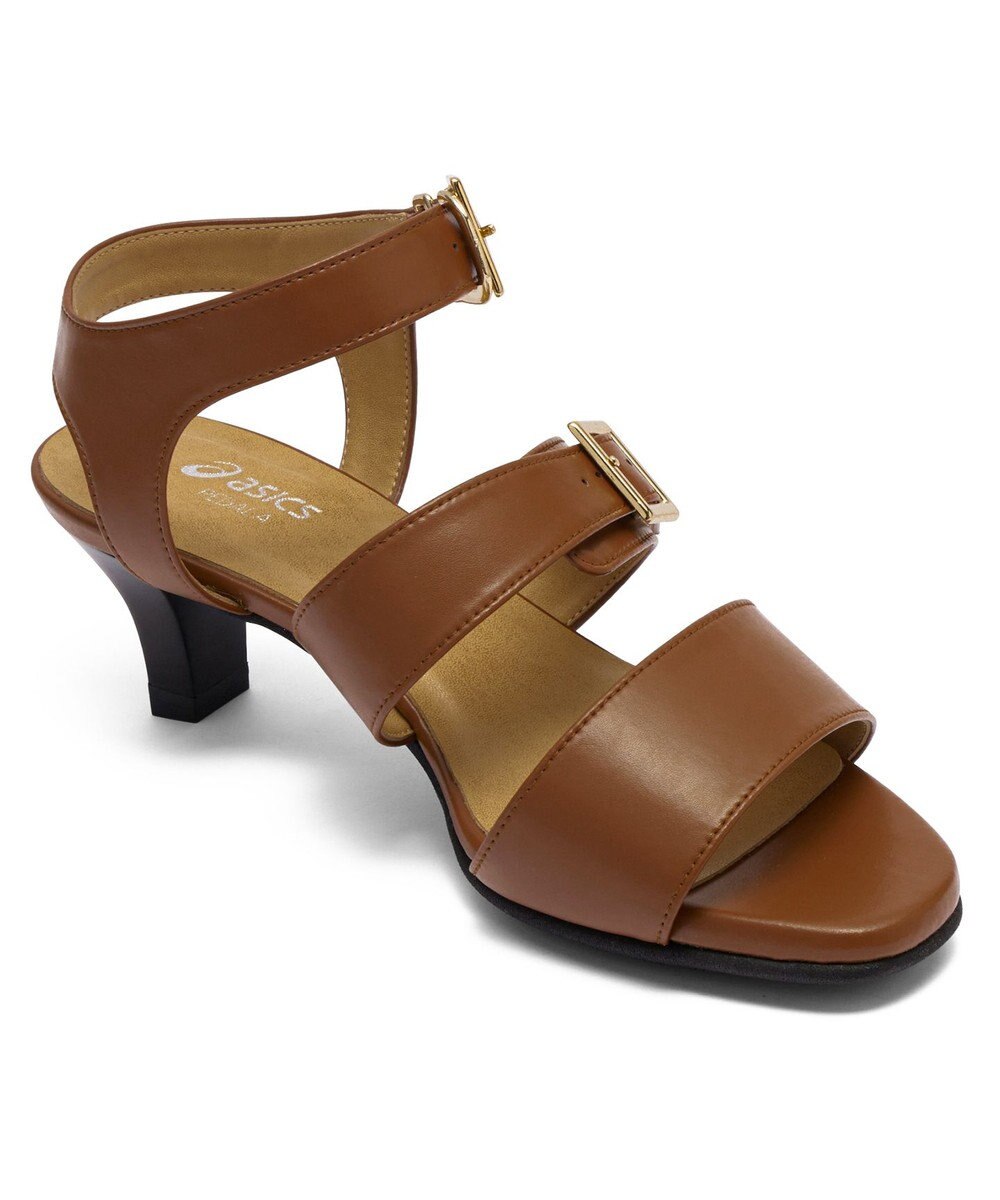 ASICS WALKING ペダラ ヒールサンダル 3E 5.0cmヒール 