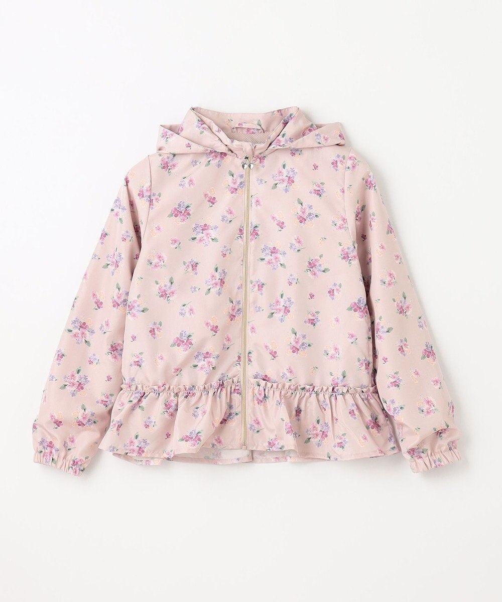 ANY KIDS フード取り外し 総柄 ブルゾン 