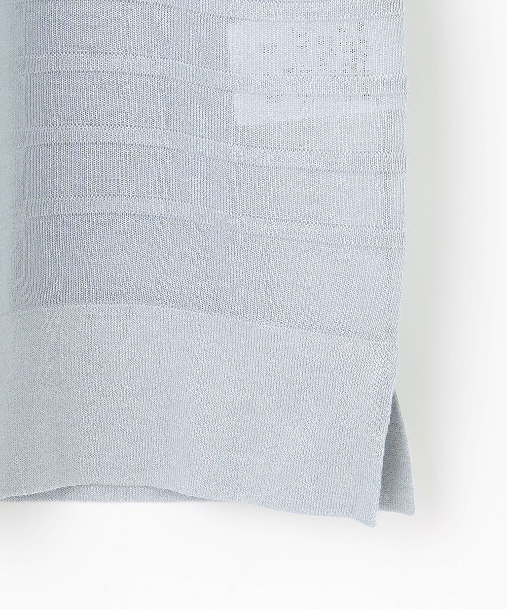 J.PRESS LADIES 【WEB限定・洗える】Vis/Peスパーク シアー ボーダー ニット 