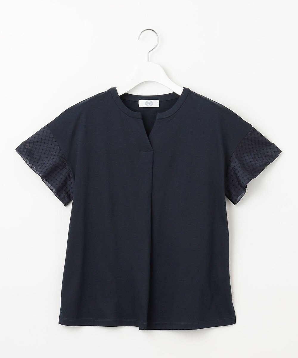 J.PRESS LADIES 【接触冷感・吸水速乾】MULTI EFFECT JERSEY フレアースリーブ カットソー 