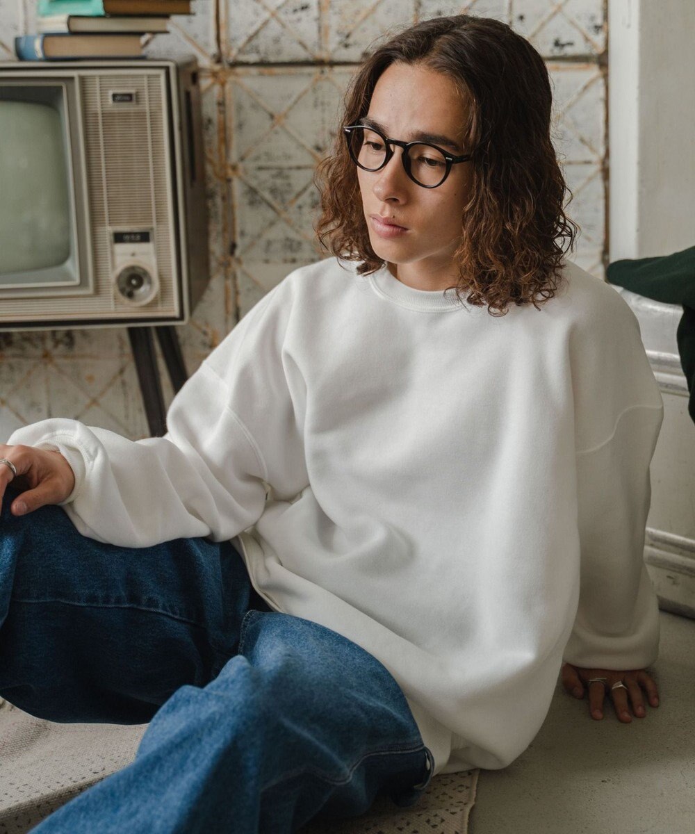 WEGO 【ユニセックス着用/MLXLサイズ展開/新色追加/裏起毛】スウェットプルオーバー 