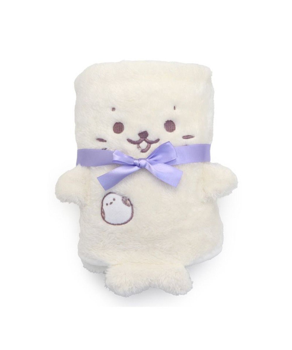 Mother garden しろたん くるっと膝掛け 《シマエナガ》 70×95cm 