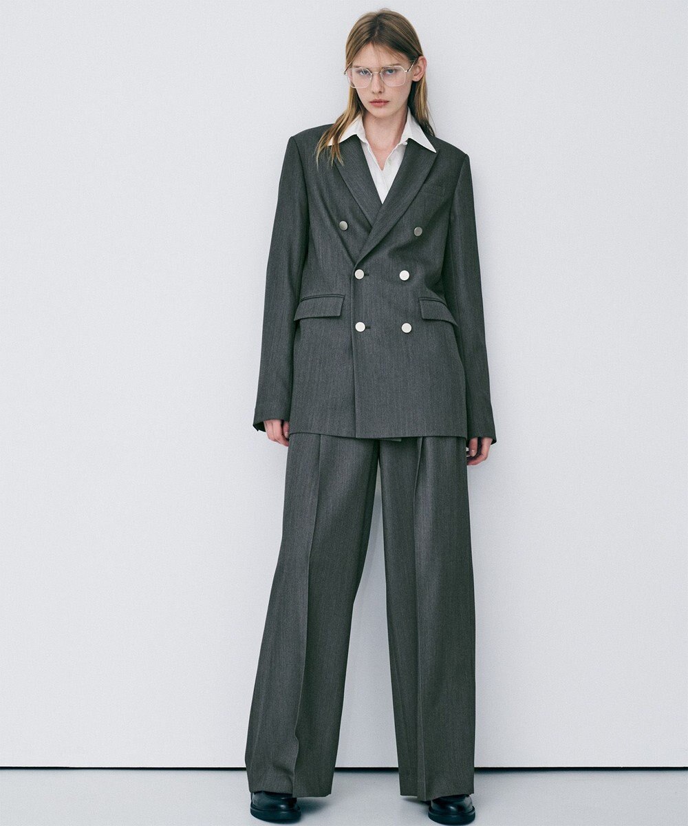 uncrave TWドビードスキン ワイドトラウザー 