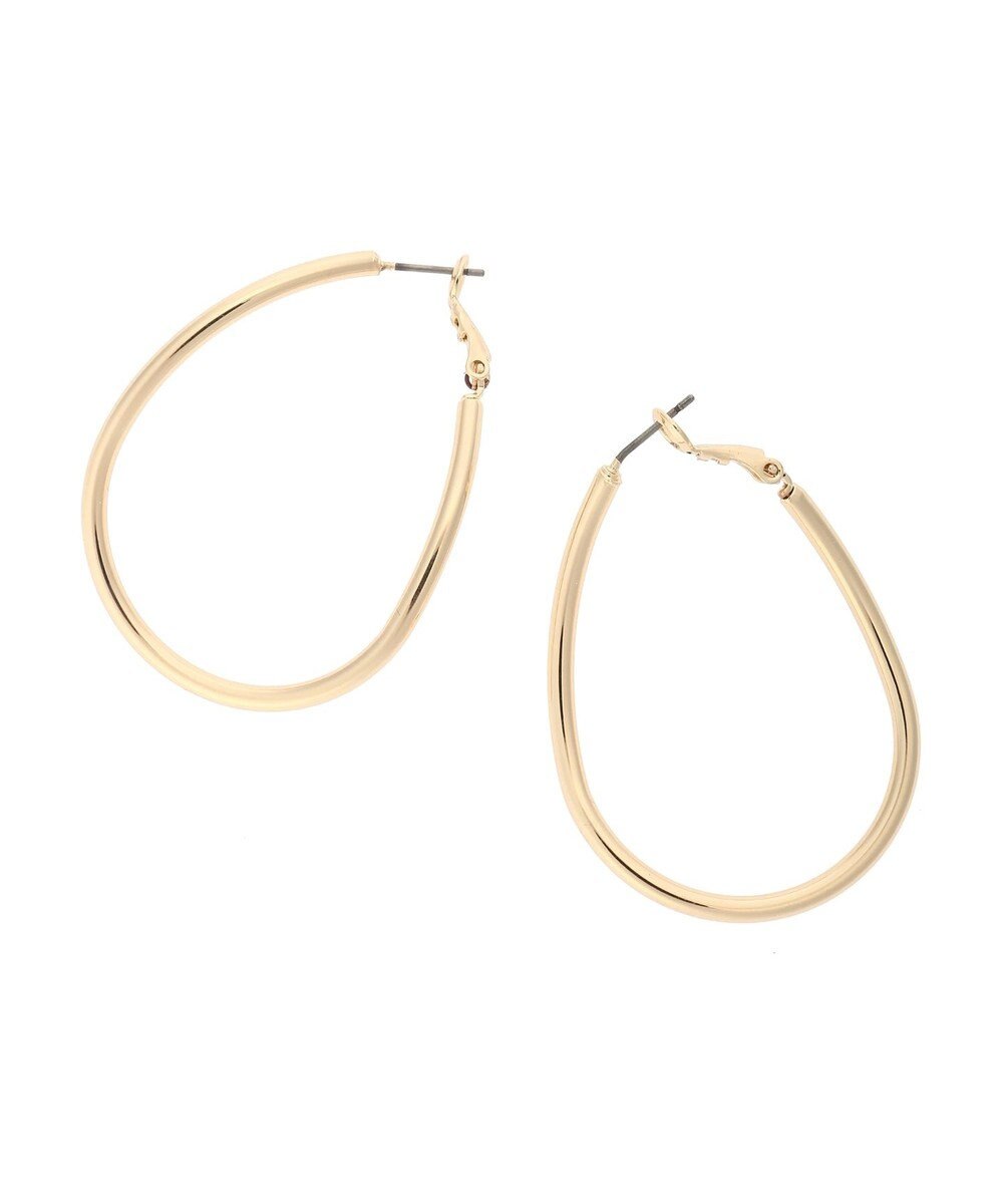 AMERICAN HOLIC 変形メタルフープピアス 