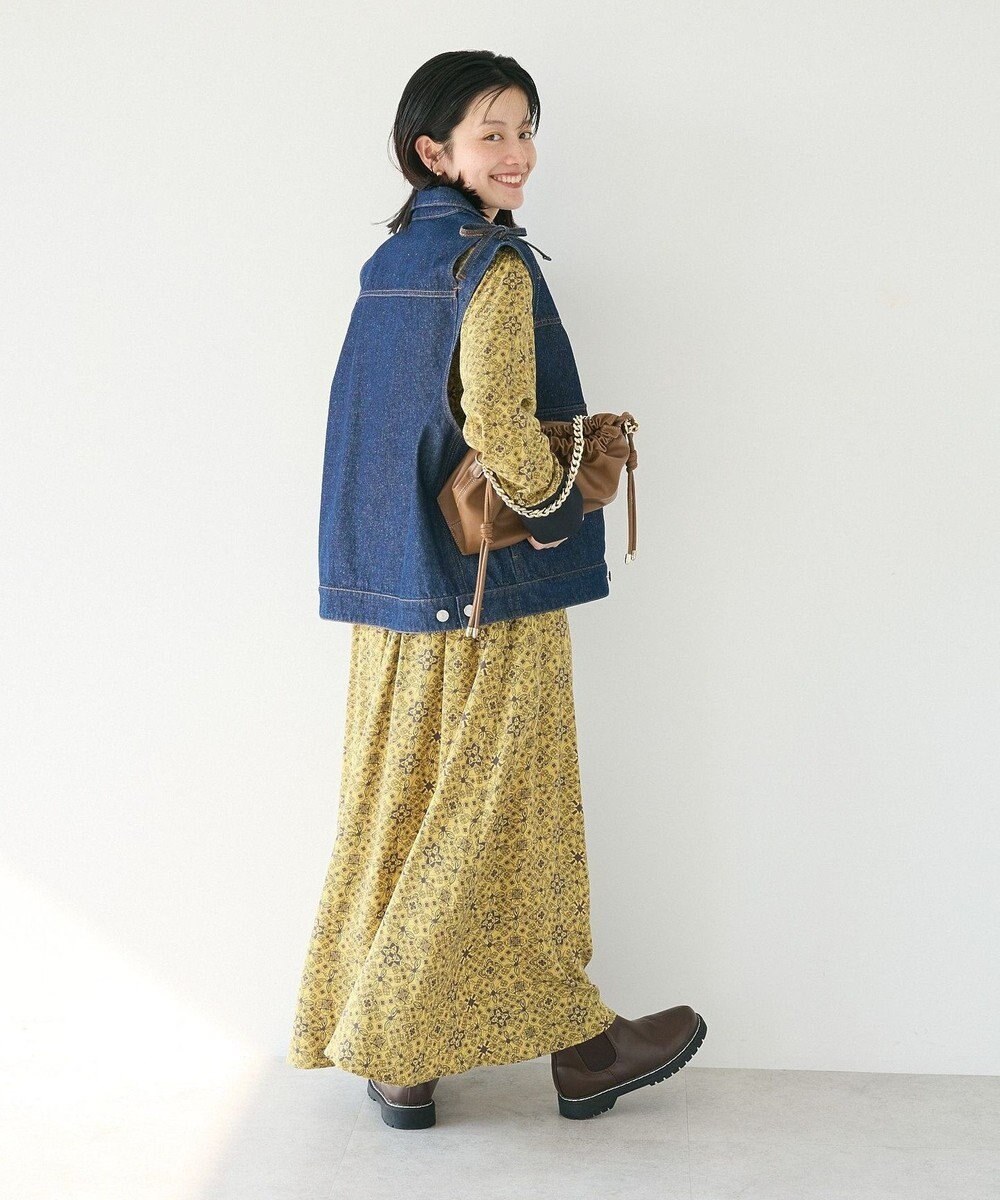 CRAFT STANDARD BOUTIQUE デニムリボンベスト 