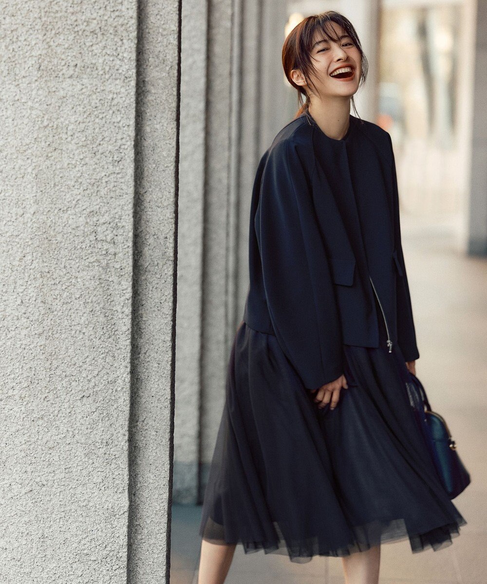 uncrave 【撥水・洗濯機洗い可】プルーフ ダブルクロス ブルゾン（uncrave WHITE） 