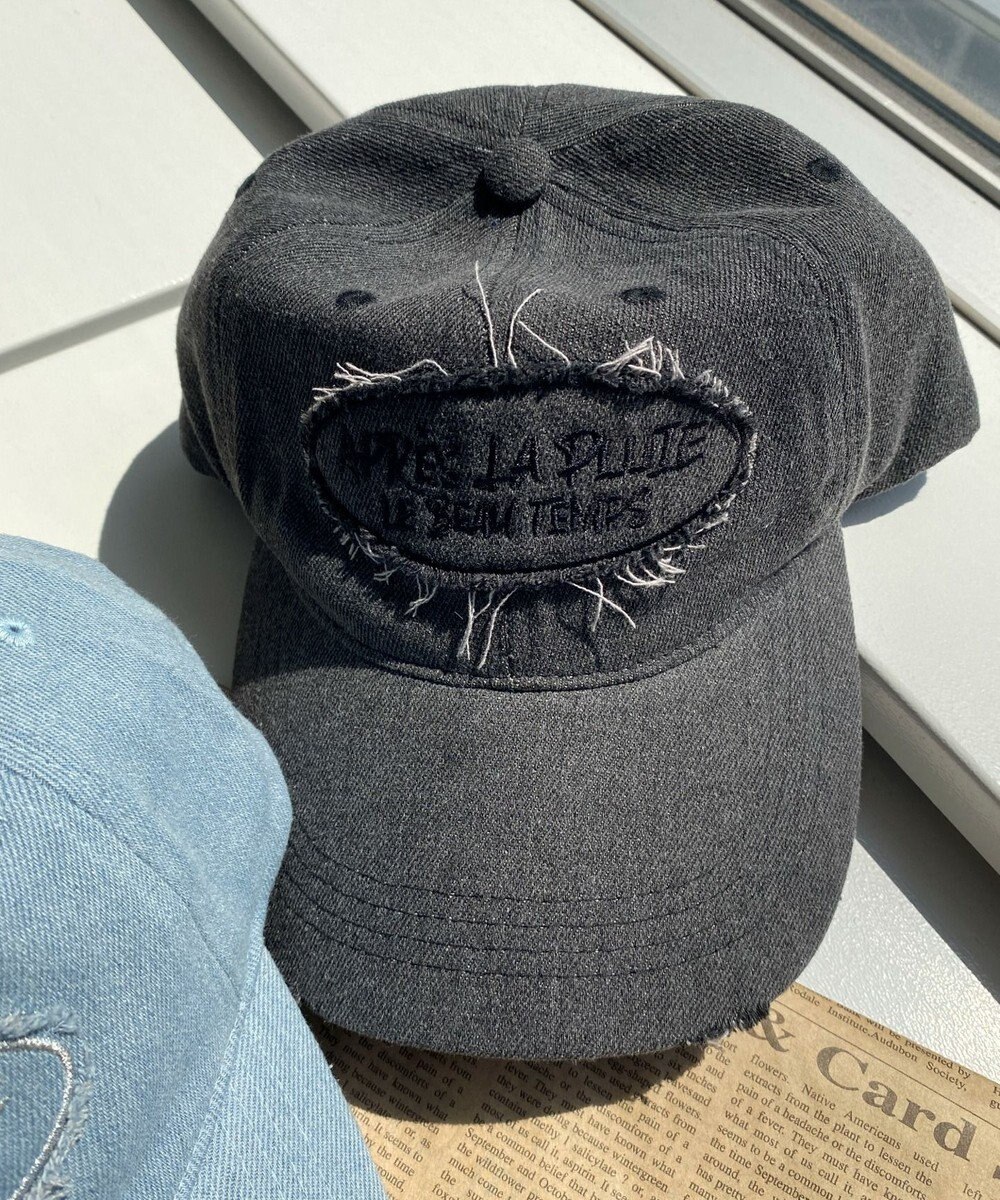 WEGO サークルフリンジロゴデニムキャップ 