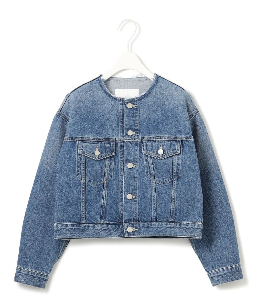 ICB L 【CLASSY.1月号掲載・洗える】ウォーターリサイクルデニム ジャケット 