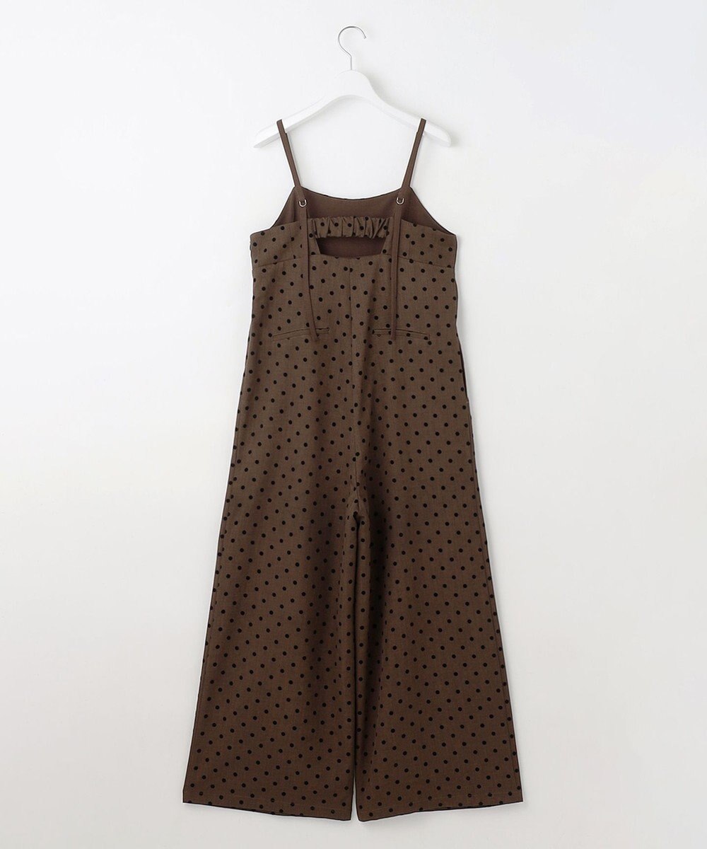 Feroux ドットフロッキー ロンパース 