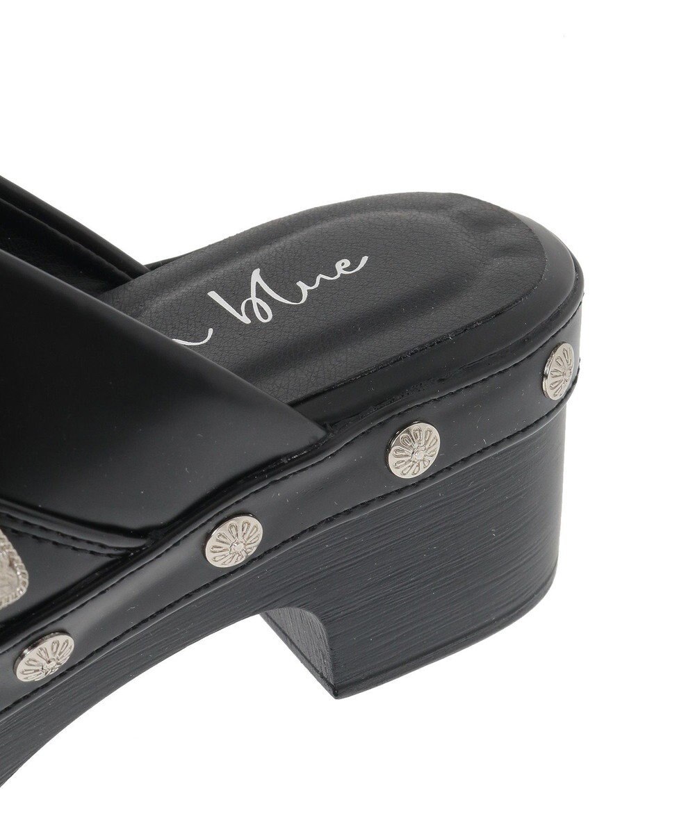 Green Parks ・ｒｉｃｈ　ｂｌｕｅ　ウェスタンクロッグ 