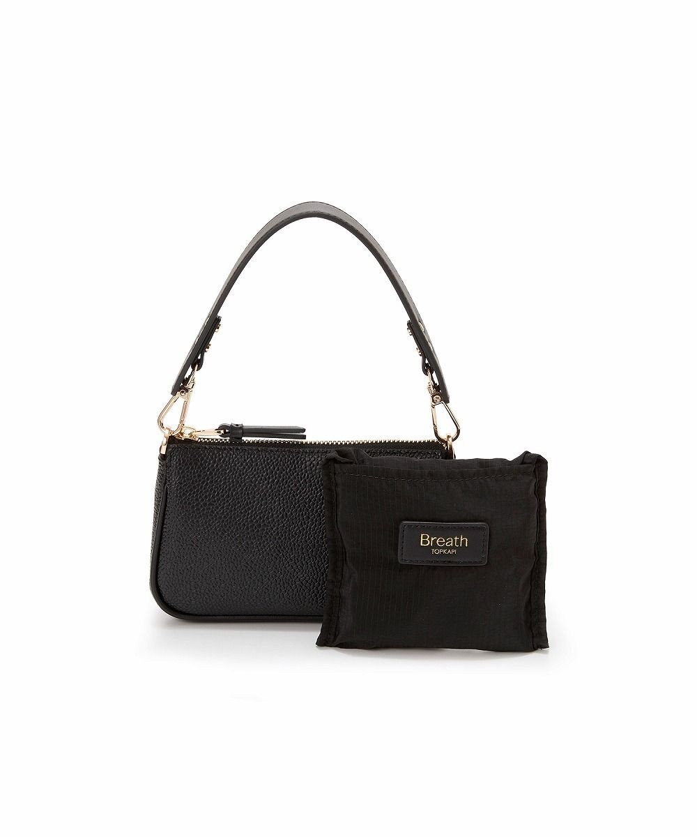 TOPKAPI 【Breath TOPKAPI】【TOPKAPI × 藤本美貴さんコラボ】スコッチグレイン サブバッグ付きミニバッグ/撥水 