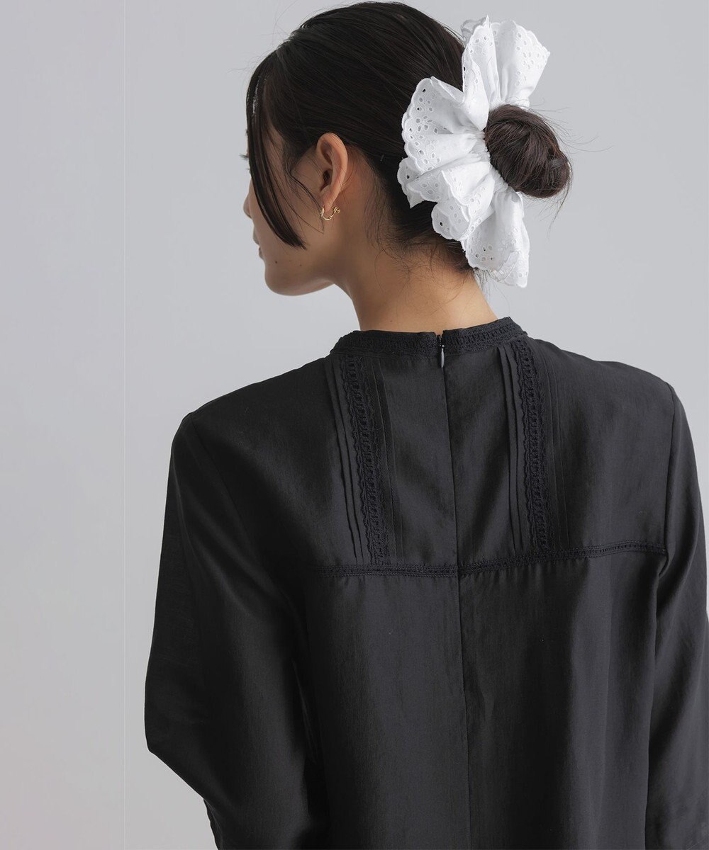 組曲 ダブルフリルレースシュシュ 