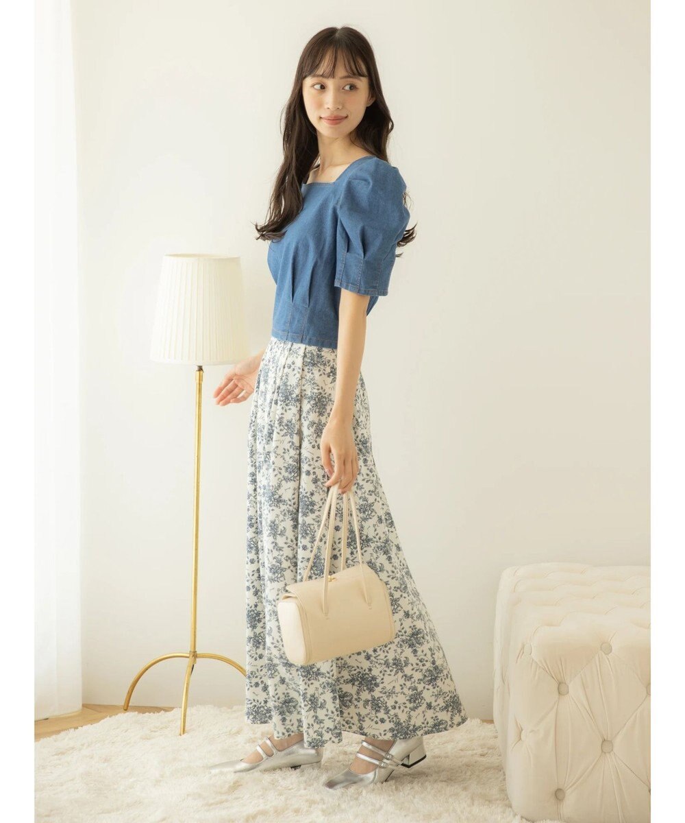 earth music&ecology 隠れリス柄スカート 